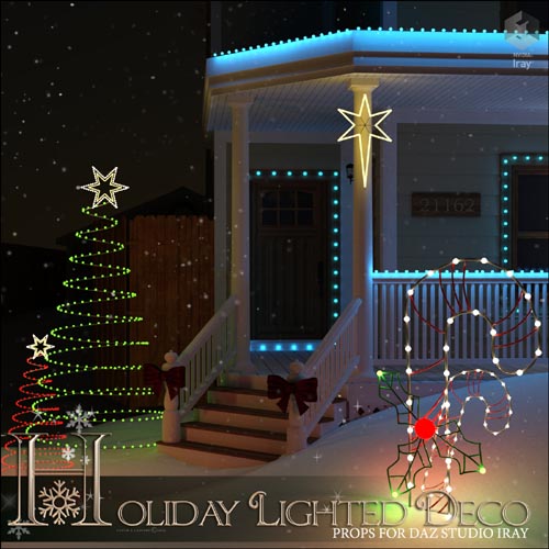 Holiday Lighted Deco