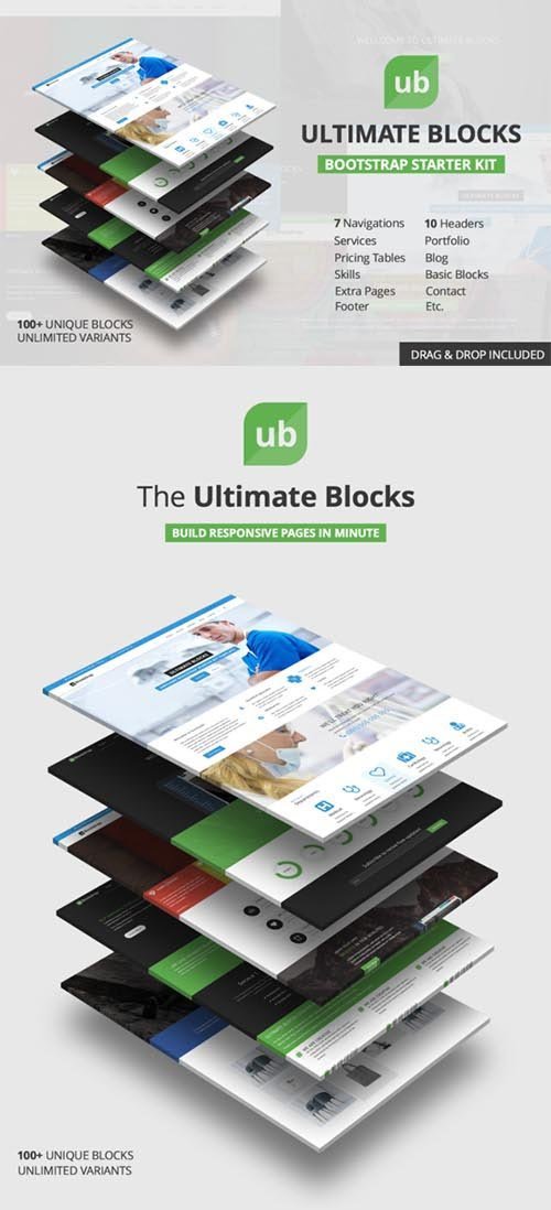 Ultimate Blocks - Theme Builder - CM 618899