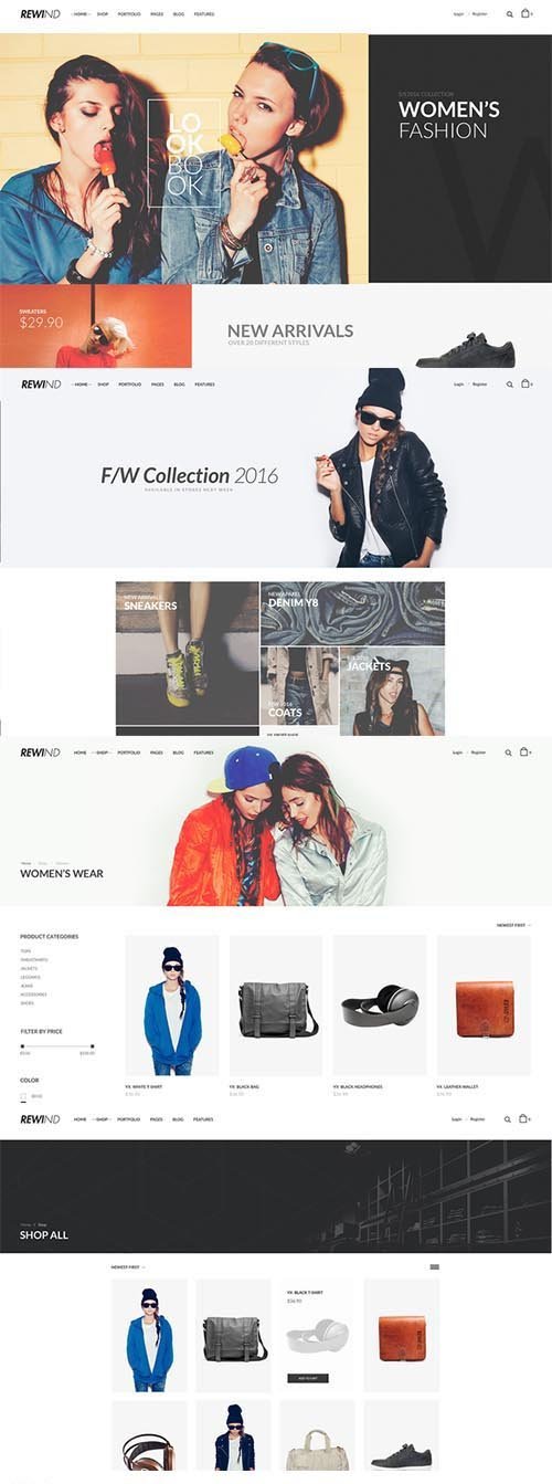 Rewind-eCommerce Fashion Bootstrap