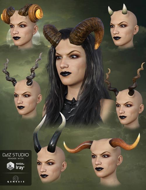 Universal Horns for Genesis 3 Female(s)