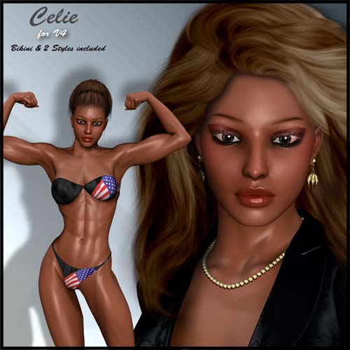 Celie & Bikini for V4