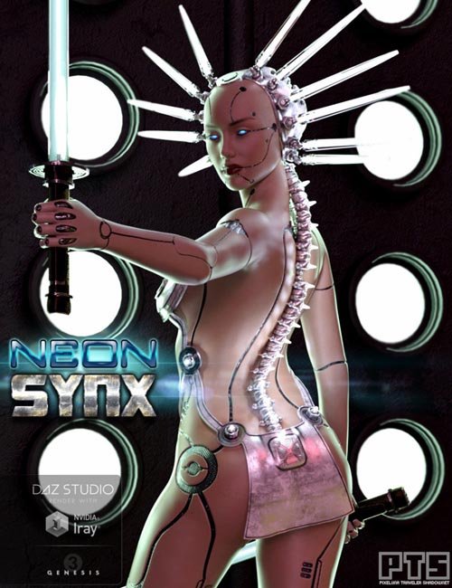 Neon Synx Props and Poses for Genesis 3 Female(s)