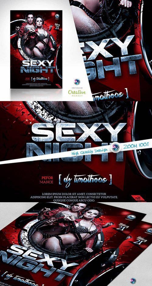 CM - Sexy Night Flyer Template 88112