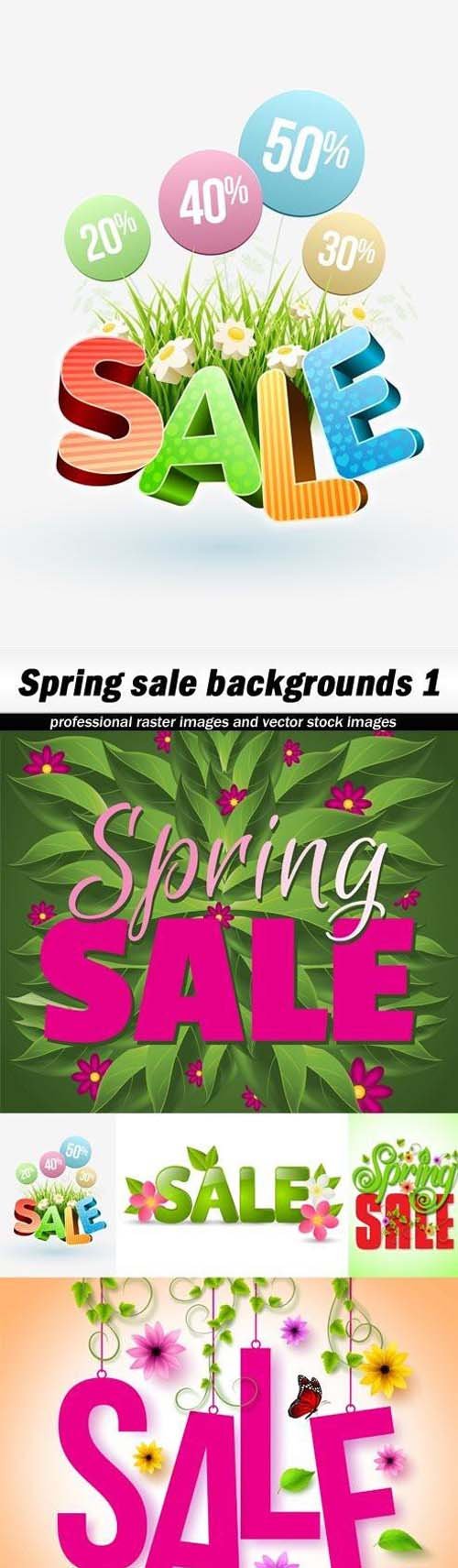 Spring sale backgrounds 1
