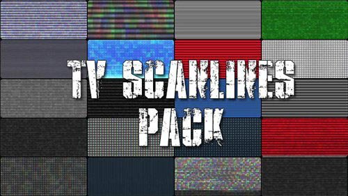 Videohive - 10815241 - TV Scanlines with Distortion Overlays
