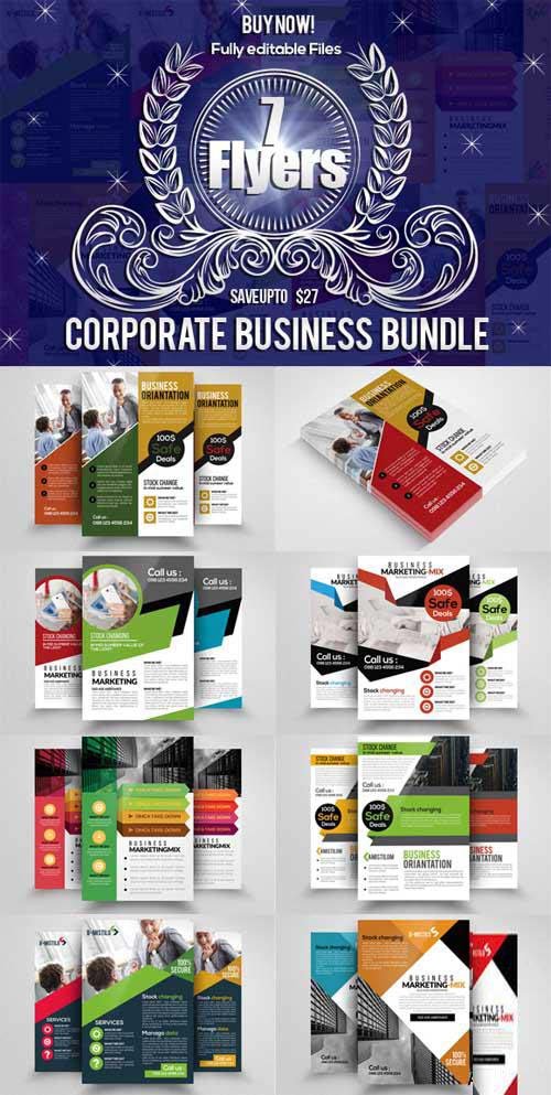 7 Business Corporate Flyer Bundle - 625866