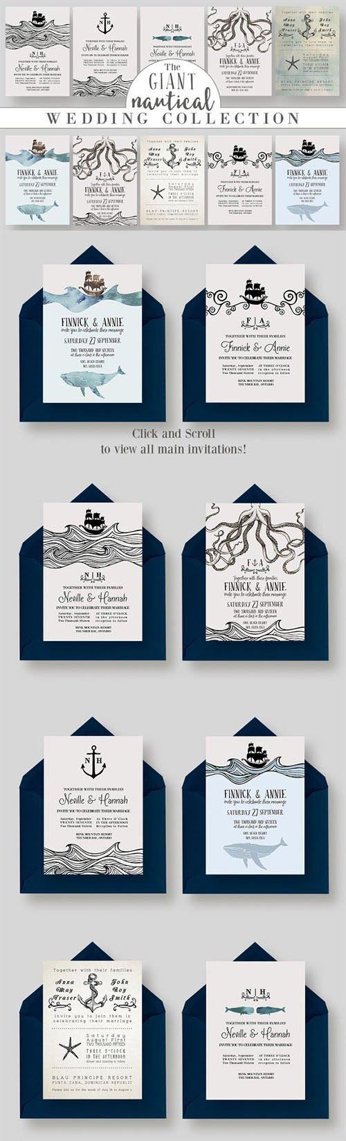 GIANT Nautical Wedding Collection - CM 340161