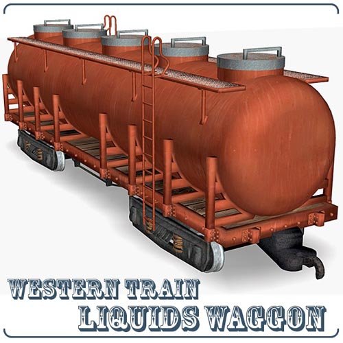 Liquids Wagon (for Poser)