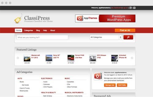 AppThemes - Classipress v3.5.4 - Bestselling Classifieds Theme For WordPress