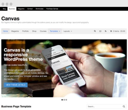 WooThemes - Canvas v5.9.22 - WordPress Template
