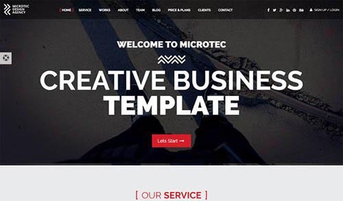 Microtec - Creative Agency Template | CM 661269 | 1.6 MB