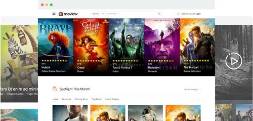 JoomShaper - Moview v1.3 - Movie Database & Review Joomla 3.x Template