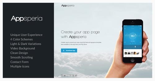 ThemeForest - Appsperia v1.3 - App Landing Page - 9520004