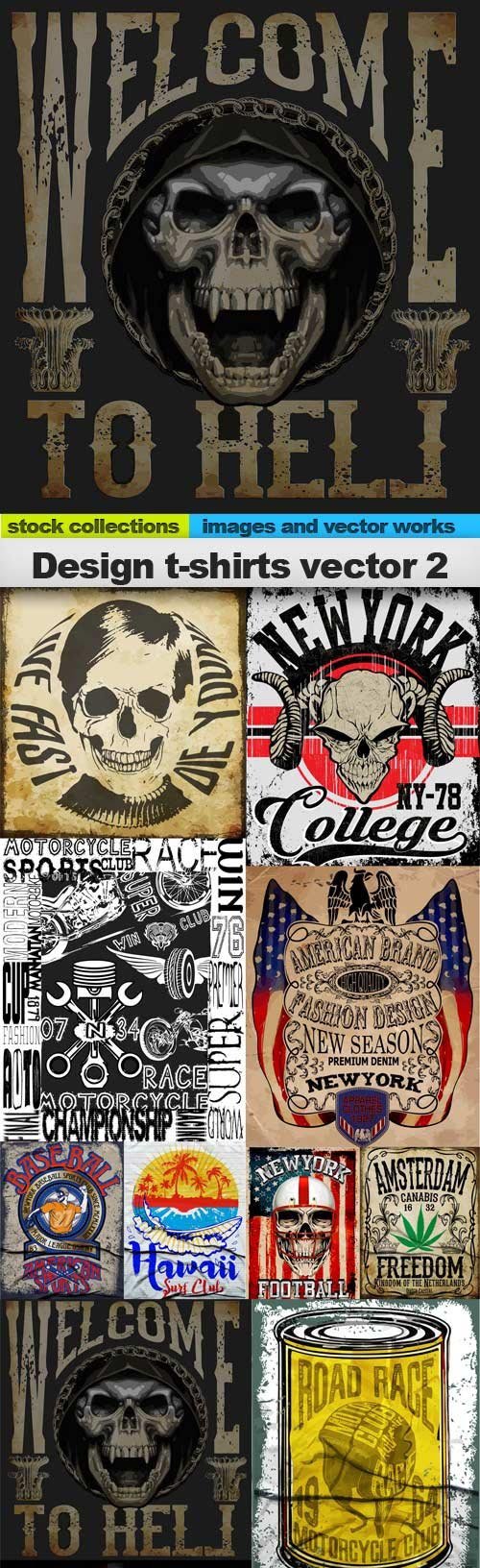 Design t-shirts vector 2, 15 x EPS