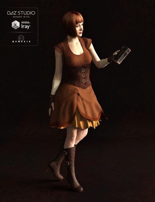Ernestine Outfit (converted from G3F) for Genesis 8 Female(s)