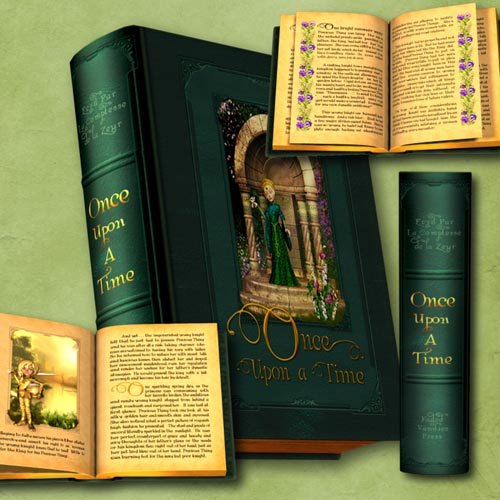 Jaguarwoman's "Once Upon A Time" and "Poesie Gothique", Book Textures