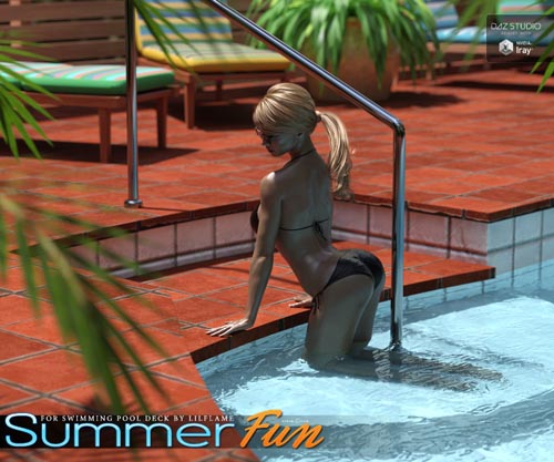 Summer Fun for Swimming Pool Deck
