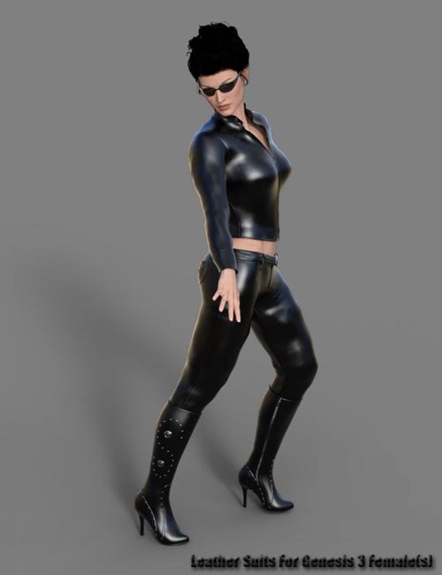 Leather Suits for Genesis 3 Female(s)
