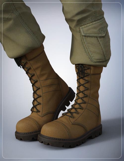 Tactical Boots for Genesis 3 Male(s)