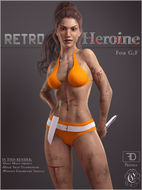 Retro Heroine for G3F