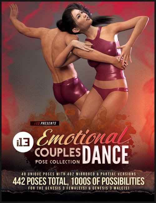 i13 Emotional Dance for the Genesis 3 Female(s) and Genesis 3 Male(s)