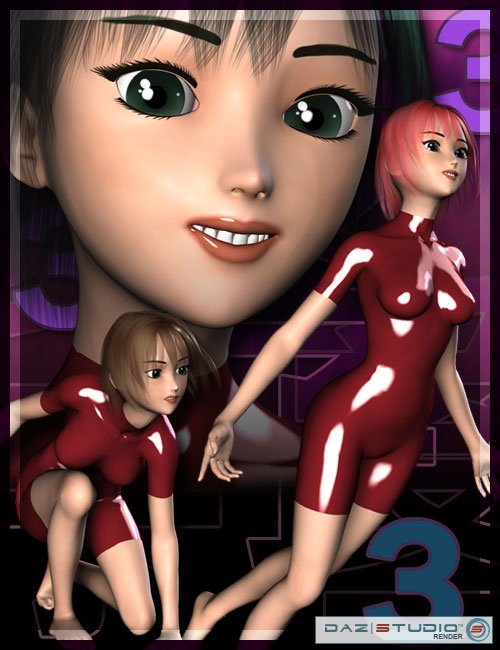 Aiko 3 Base - 3D Anime Girl & Hiro 3.0