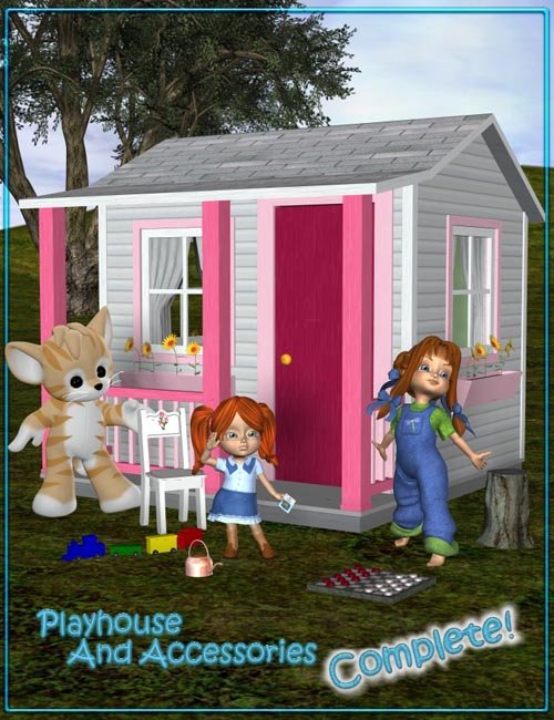 Playhouse And Accessories Complete!