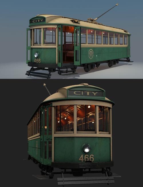 X-1 class tram No. 466