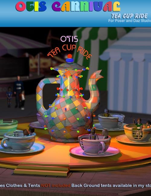 Otis Carnival Fun Fair Tea Cup Ride
