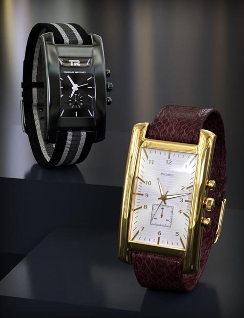 Varied Square Watches for Square Wristwatch
