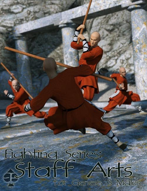 Fighting Series: Staff Arts for Genesis 3 Male