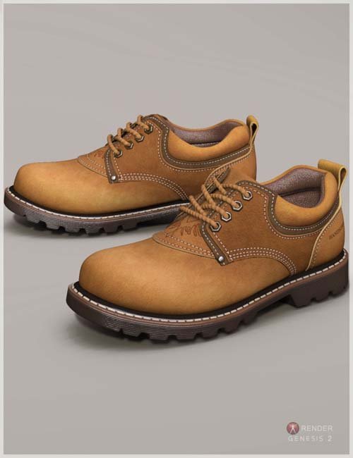 Short Boots for Genesis 2 & 3 Male(s)
