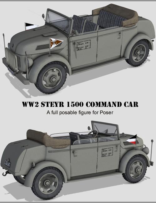 WW2 steyr 1500 command car