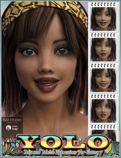 YOLO Mix and Match Expressions for Sunny 7 and Genesis 3 Female(s)