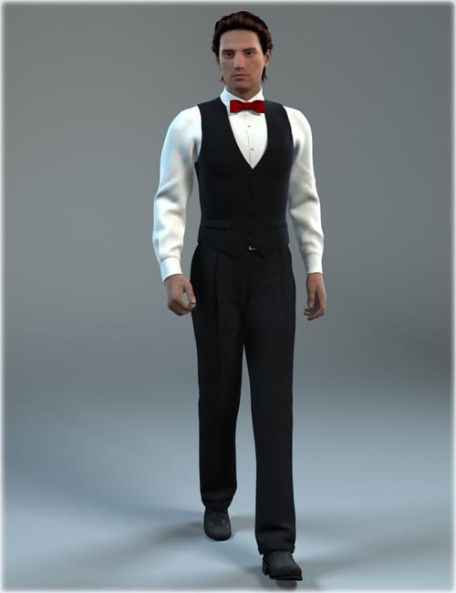 Waiter Uniform for Genesis 2 Male(s)