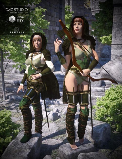 Fantasy Ranger for Genesis 3 Female(s)