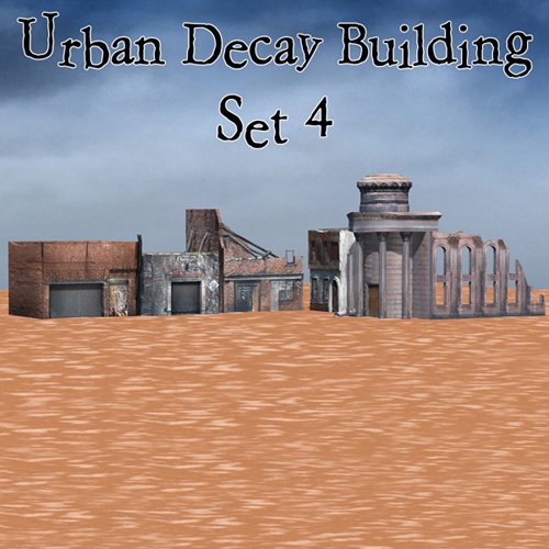 Urban Decay: Buildings Set 4 (for Poser)