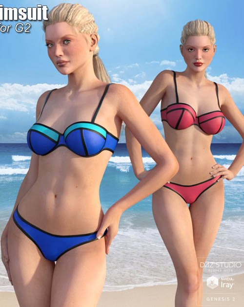 Neon Bikini Swimsuit for G2