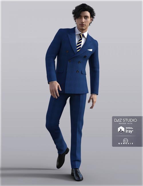 H&C Business Suit B for Genesis 3 Male(s)