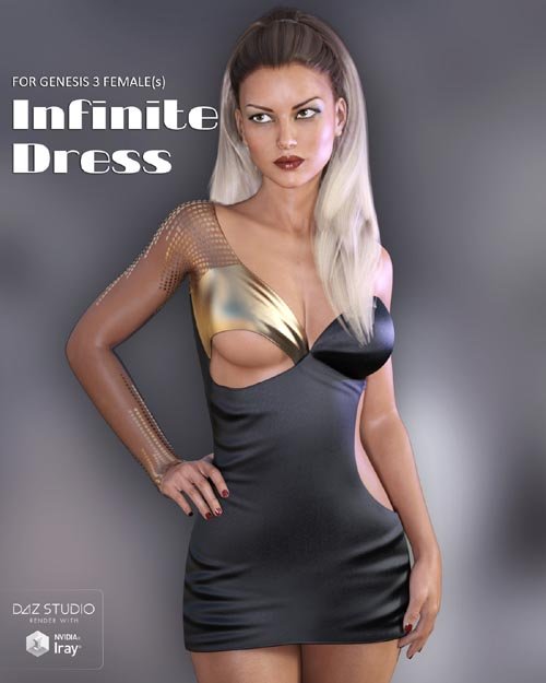 Infinite Dress (converted from G3F) for Genesis 8 Female