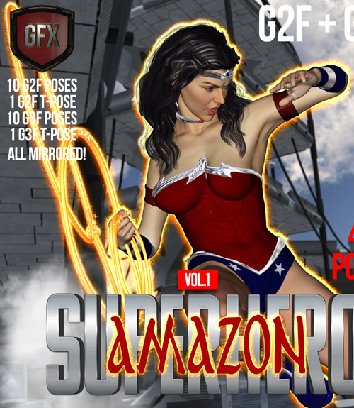 SuperHero Amazon for G2F & G3F Volume 1