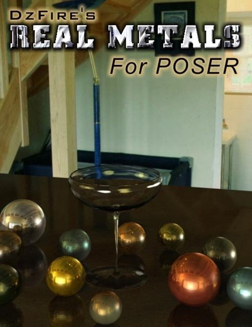 Real Metals for Poser