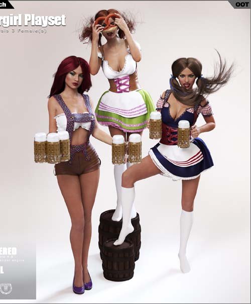 Beergirl Playset for Genesis 3 Female(s)