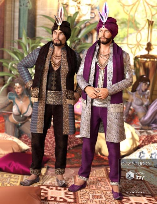 Arabian Prince Outfit Textures