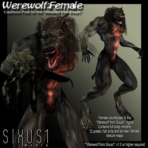 Werewolf:Female from Sixus1
