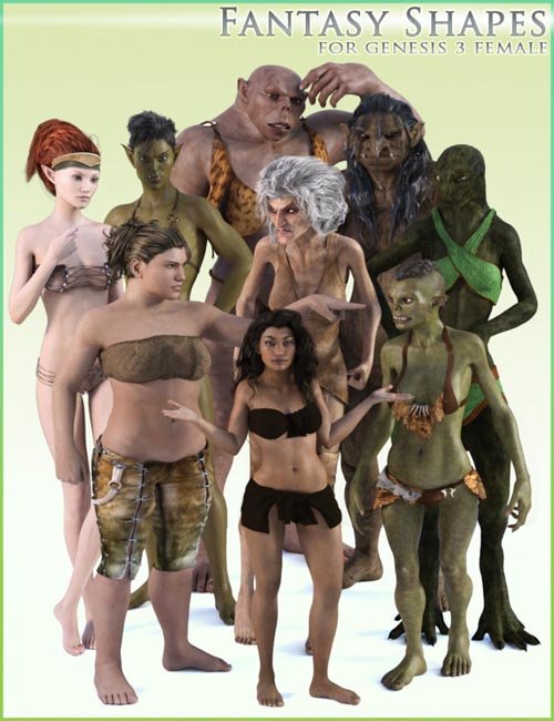 HFS Fantasy Shapes for Genesis 3 Female(s)