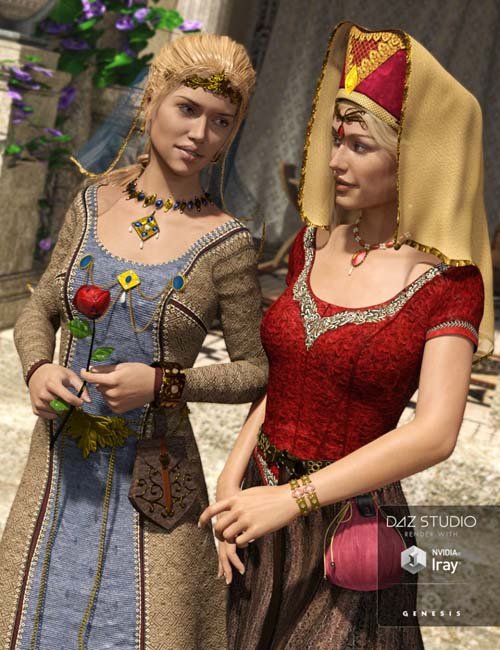 Medieval Fantasy Accessories for Genesis 3 Female(s)
