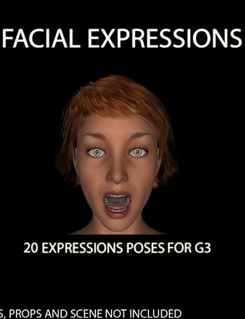 Facial expressions for G3F