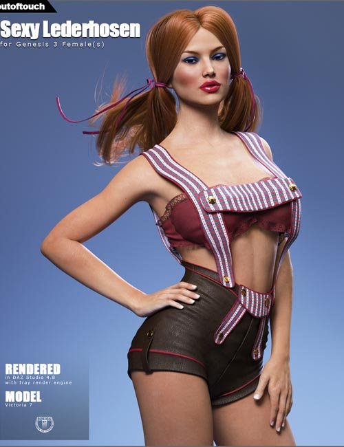 Sexy Lederhosen for Genesis 3 Female(s)