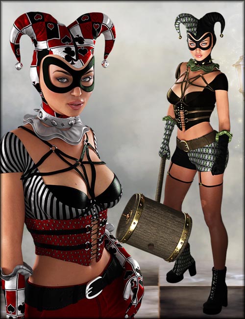 Lady Jester Outfit Textures